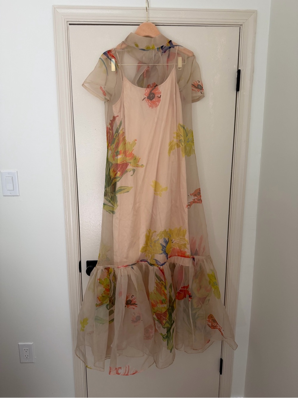 Staud Calluna maxi dress in First Bloom Day Size Small - Picture 2 of 9